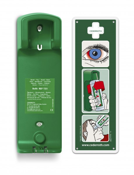 Wandhalterung für CEDERROTH Augenspülflasche